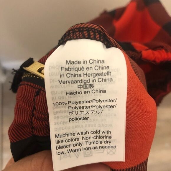 J Crew girls Crewcuts Red Buffalo Plaid one piece Jumper jumpsuit romper 5 - Picture 4 of 13